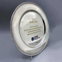 QNB Finansinvest Gümüş Tabak Plaket