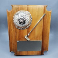 3D Golf Top Modelli Dekupe Ahşap Plaket