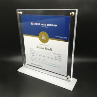 Türkiye Hayat Emeklilik Sertifika Plaket