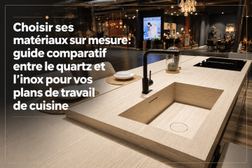 Quartz ou Inox: Quel plan de travail pour votre cuisine à Lyon?
