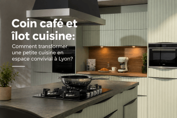 Coin café et îlot cuisine à Lyon | Evdema France
