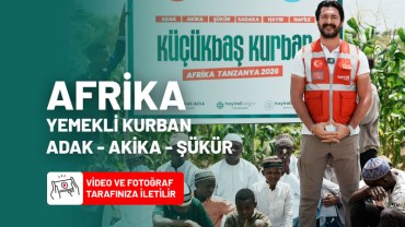 AFRİKA KÜÇÜKBAŞ YEMEKLİ KURBAN BAĞIŞI