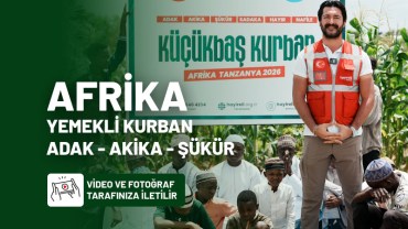 AFRİKA KÜÇÜKBAŞ YEMEKLİ KURBAN BAĞIŞI