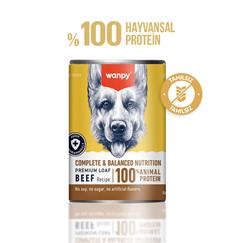 Wanpy Tahılsız Köpek %100 Gerçek Et 375 gr Biftekl