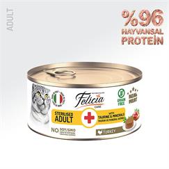 Felicia Hindili Ezme Kısırlaştırılmış Kedi Konserv