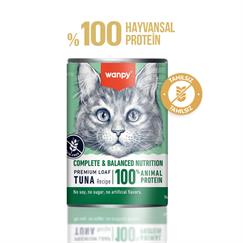 Wanpy Tahılsız Kedi %100 Gerçek Et 375 gr Ton Balı