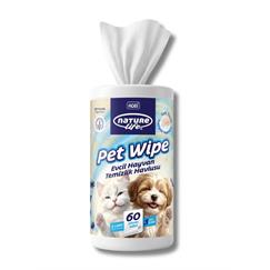 Naturelife Pet Wipe Evcil Hayvan Temizlik Havlusu 