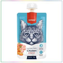 Wanpy Taze Tavuklu ve Havuçlu Kedi Et Ezmesi 90 Gr