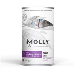 Molly Pate Hindi ve Ördek Etli Kedi Konservesi 400
