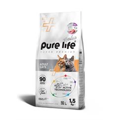 PURELİFE PLUS KUZULU YETİŞKİN KEDİ MAMASI 10 KG