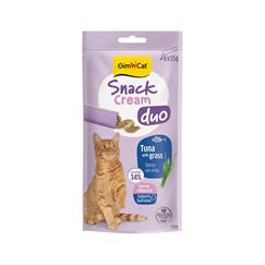 Gimcat Snack Cream Duo Ton Balıklı & Kedi Otlu Ked