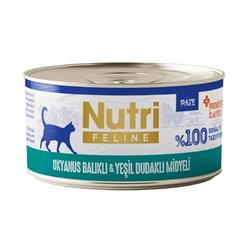 Nutri Feline Balıklı ve Midyeli Tahılsız Kedi Kons