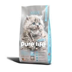 PURELİFE PLUS SOMONLU TAVUKLU YAVRU KEDİ MAMASI 12