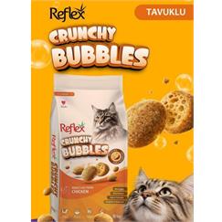 Reflex Crunchy Bubbles Tavuklu Yetişkin Kedi Mamas