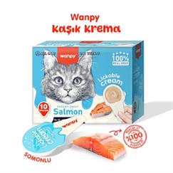 Wanpy Somonlu Kaşıklı Kedi Ödül Kreması 16 gr