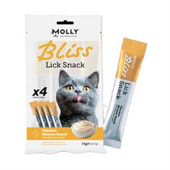 Molly Bliss Kedi Lick Snack Tavuklu Sıvı Ödül Mama