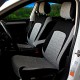 Volkswagen Jetta 2011-2018 Comfortline Özel Dikim Oto Koltuk Kılıfı, Keten, Gri / Siyah