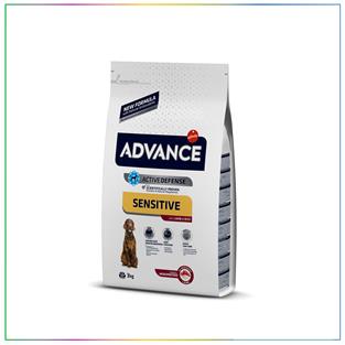 Advance Sensitive Kuzu Etli & Pirinçli Orta/Büyük Irk Yetişkin Köpek Maması 3 Kg