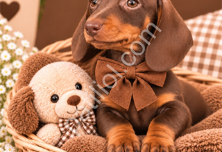 Özel Renkleriyle Göz Kamaştıran Dachshund Yavruları